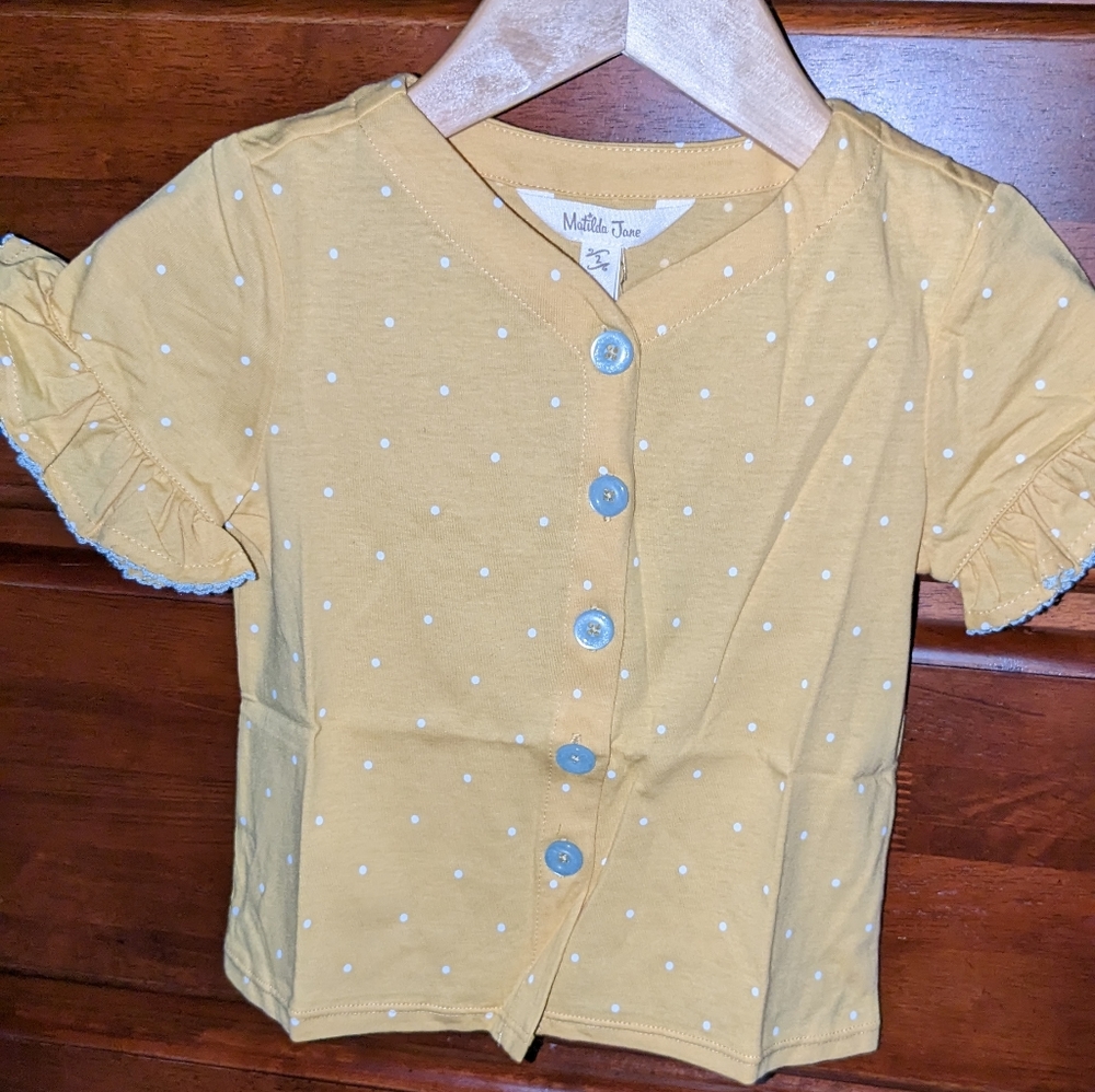 NEW Matilda Jane Wonderment Don't Stop Dancing Tee size 2